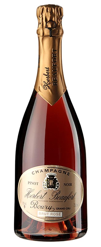Champagner H.Beaufort "Rosé" Premier Cru, brut, 12 % vol., 750 ml