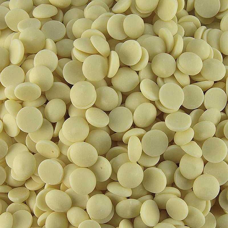 Callebaut - Weiße Schokolade, Callets, 28% Kakaobutter, 22% Milch, 2,5 kg