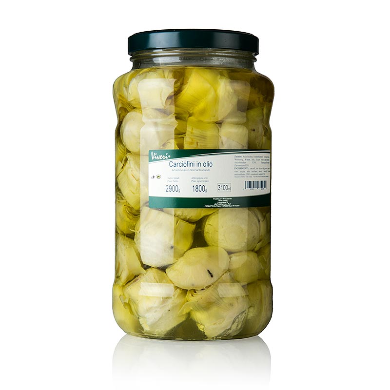 Viveri - Eingelegte Artischockenherzen, in Sonnenblumenöl, 2,9 kg