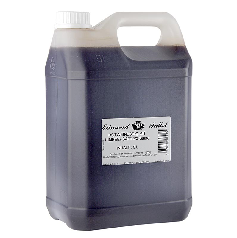 Rotwein-Essig, Himbeer, Fallot, 5 l