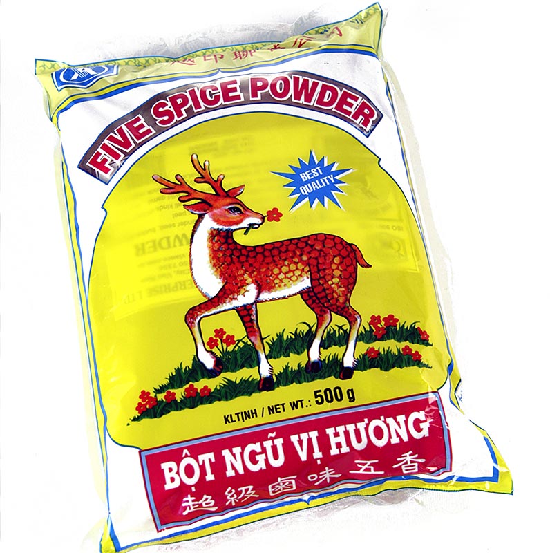 Five Spice Pulver, mit Anis, Fenchel, Nelken, Ingwer und Zimt, 500 g
