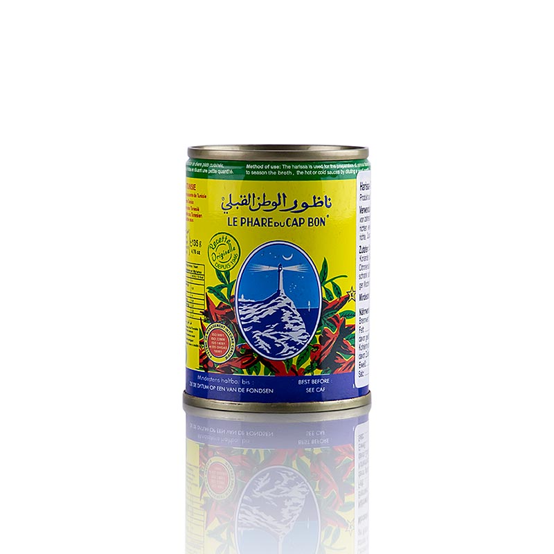 Harissa - Paste aus scharfen Peperoni, Knoblauch, Kräutern und Gewürzen, 135 g