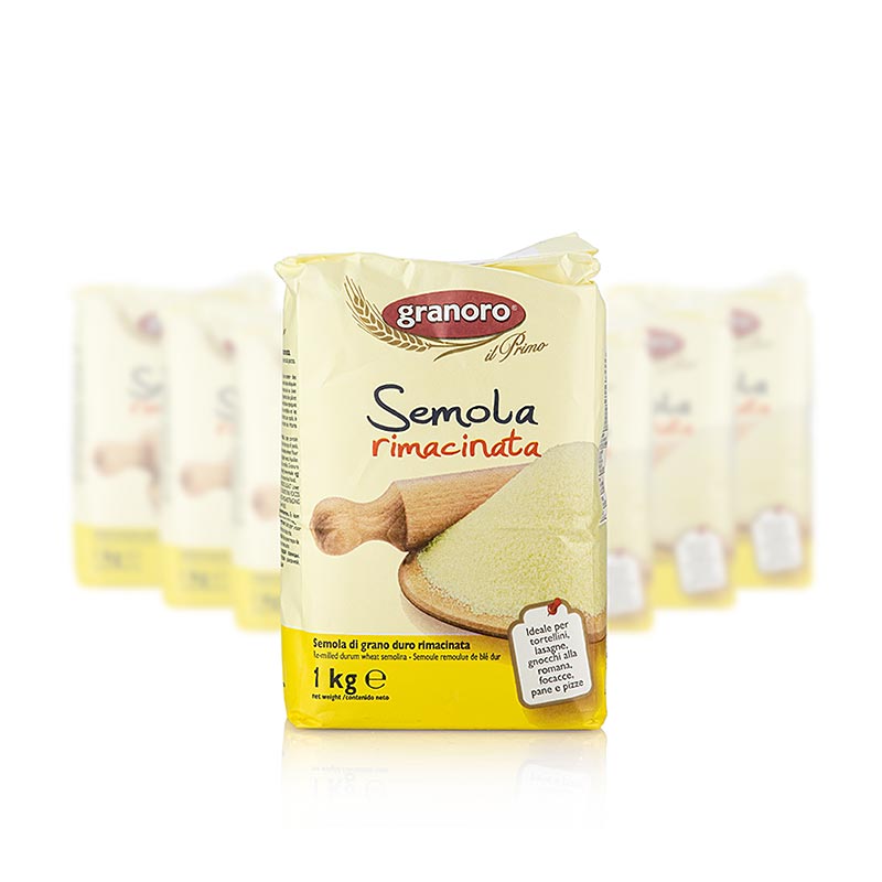 Hartweizengriess, Semola rimacinata, Granoro, 10 kg, 10 x 1000 g