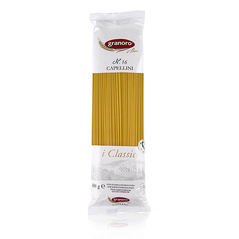 Granoro Capellini, sehr dünne Spaghetti, 1 mm, No.16, 500 g