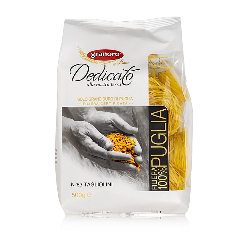 Granoro Tagliolini Nidi, 2mm, Bandnudelnester, No.83, 500 g