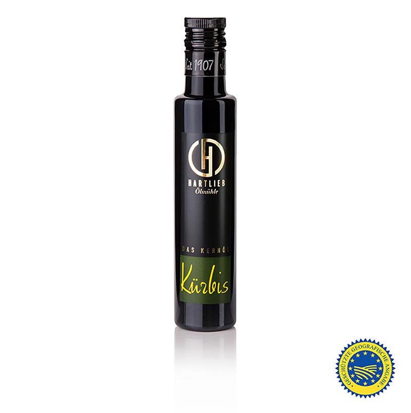 Kürbiskernöl aus der Steiermark g.g.A., 100% rein, Hartlieb, 250 ml