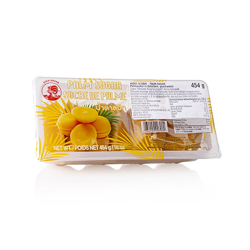 Palmzucker, in Scheiben, 454 g