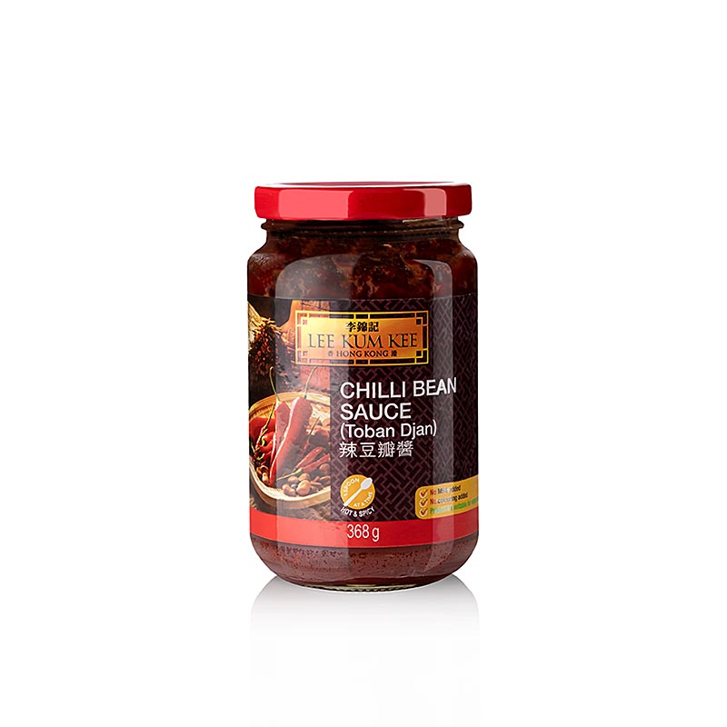 Sojabohnenpaste/-sauce - Toban Djan, hot/scharf, 368 g