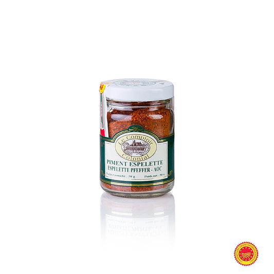 Piment d´Espelette g.U., der französische "Pfeffer", Chilipulver, 50 g