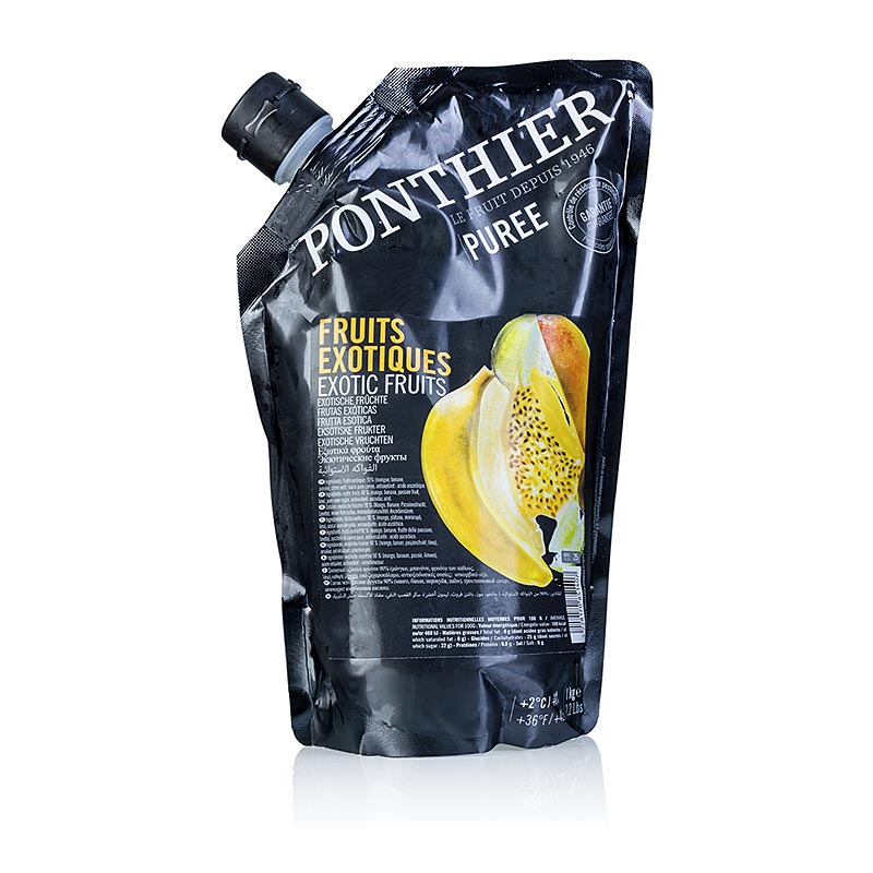 Püree - Exoten Mix, mit Zucker, 1 kg