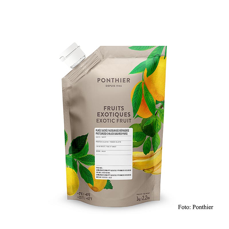 Ponthier Exoten Mix-Püree, mit Zucker, 1 kg