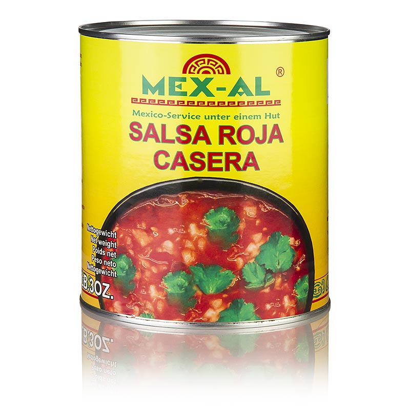 MEX-AL - Salsa Cassera, rot, sehr gut zu Tortilla Chips, 2,8 kg