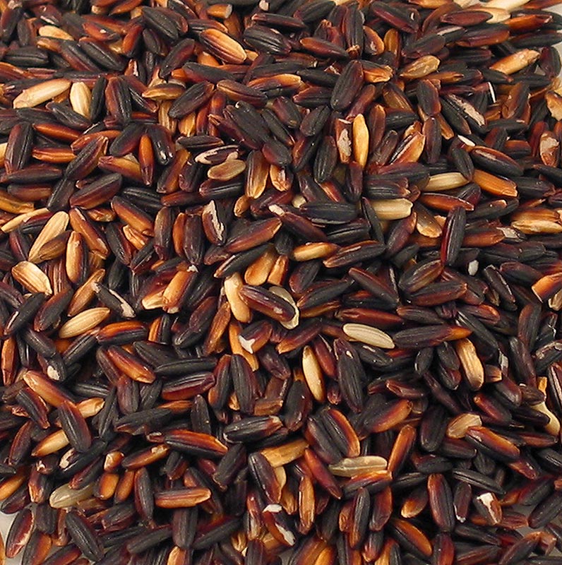 Schwarzer Kleb-Reis, nussiger Geschmack, beliebt für Desserts, 1 kg