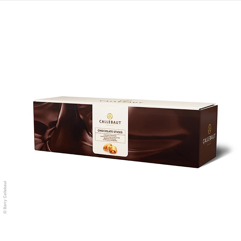 Schokoladenstäbe Zartbitter, backfeste Schokolade, 8cm, 44% Kakao, Callebaut, 1,