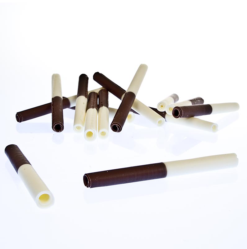Dobla - Schokozigaretten - "Duo Gaughin", Vollmilch/weiße Schokolade, 8,5cm lang, 700 g,