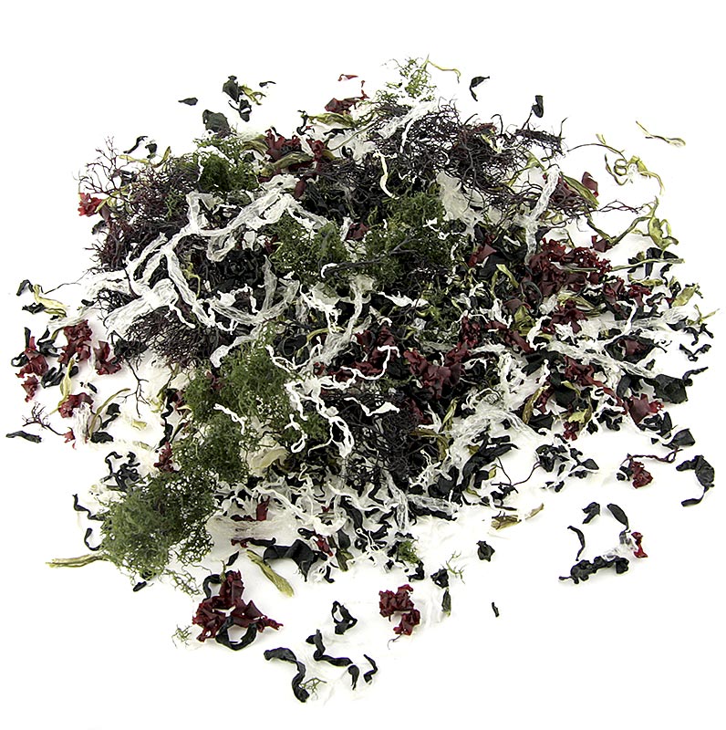 Nihon Shokken - Kaiso Dried Seaweed Mix, Seetang getrocknet, 6 Algensorten für Kaiso Salat, 100 g