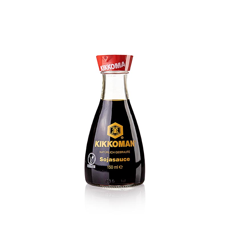 Soja-Sauce - Shoyu, Kikkoman, Tischflasche mit Ausgießer, Japan, 150 ml