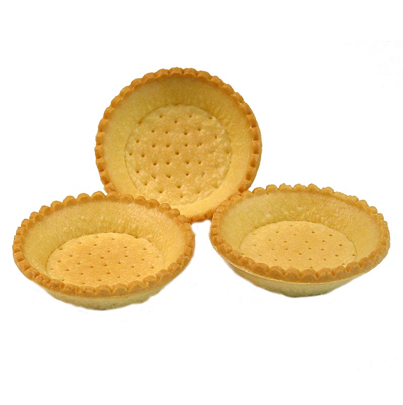 HUG - Dessert-Tartelettes, rund, ø 9 cm, H 2 cm, Mürbeteig, 3,19 kg, 120 St