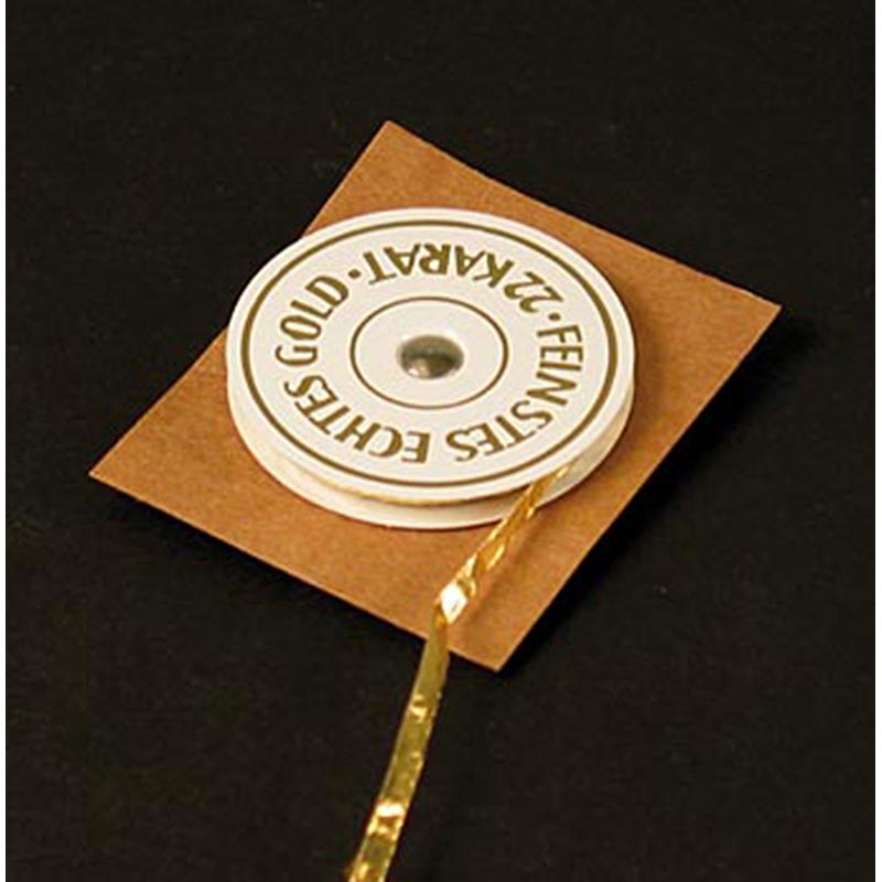 Gold - Rollengold, 22 Karat, 3mm breit, E175, 21 m