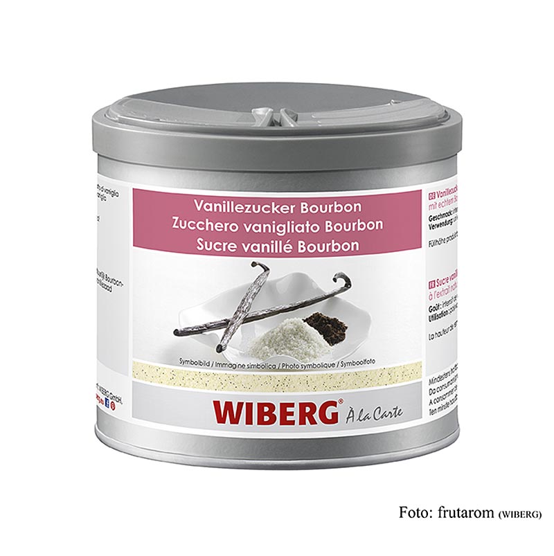 Wiberg Vanille Zuckersüß, Zucker mit Vanille-Extrakt, 450 g