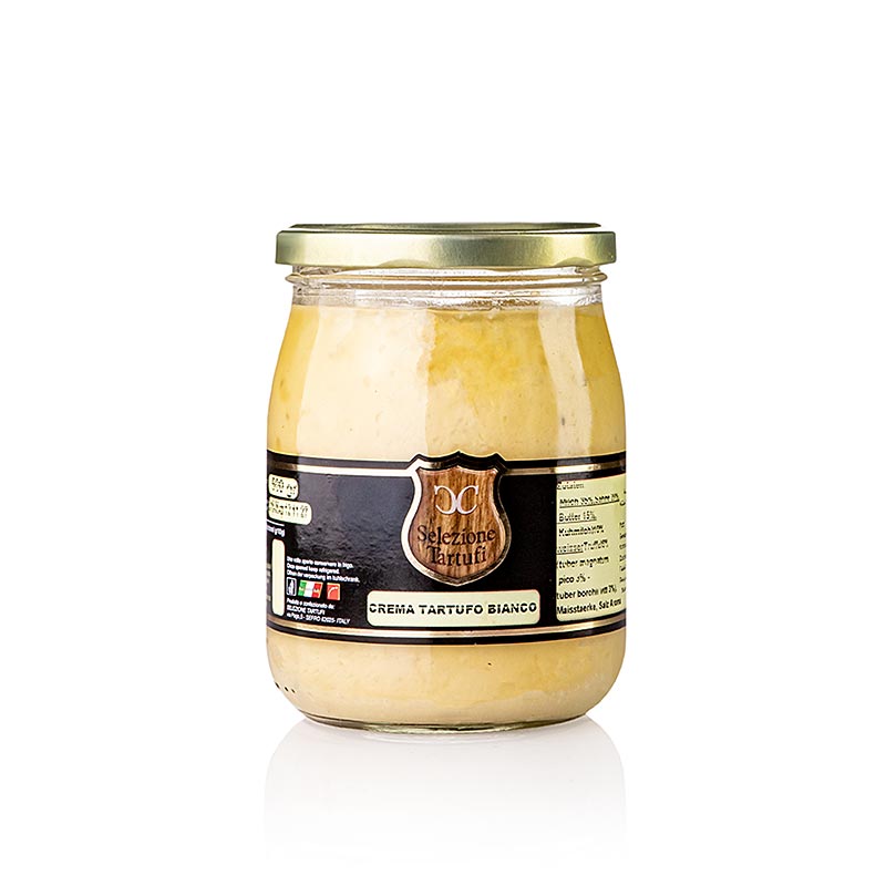 Trüffel-Creme, mit weißem Trüffel (tuber magnatum pico) Crema al Tartufo Bianco,