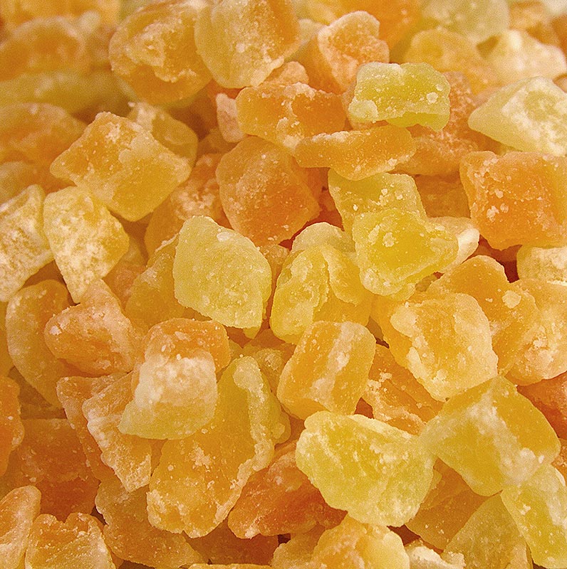 Cantaloupe Melone, gewürfelt, ungeschwefelt, gezuckert, 1 kg