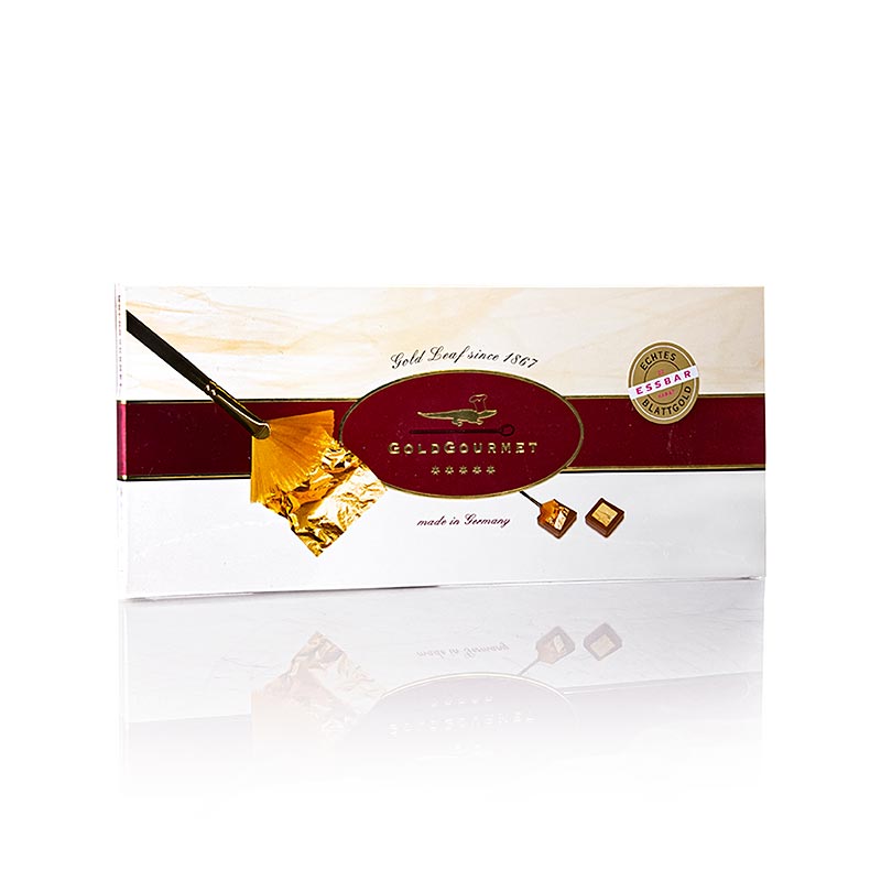Eytzinger - Gold - Set, 12x Blattgold 50x50mm, 22 Karat, Pinsel, E175, 2 tlg.