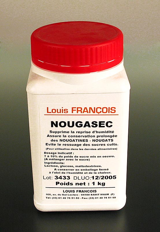 Nougasec - Stabilisator für Nougat & Nougatine, Louis Francois, 1 kg