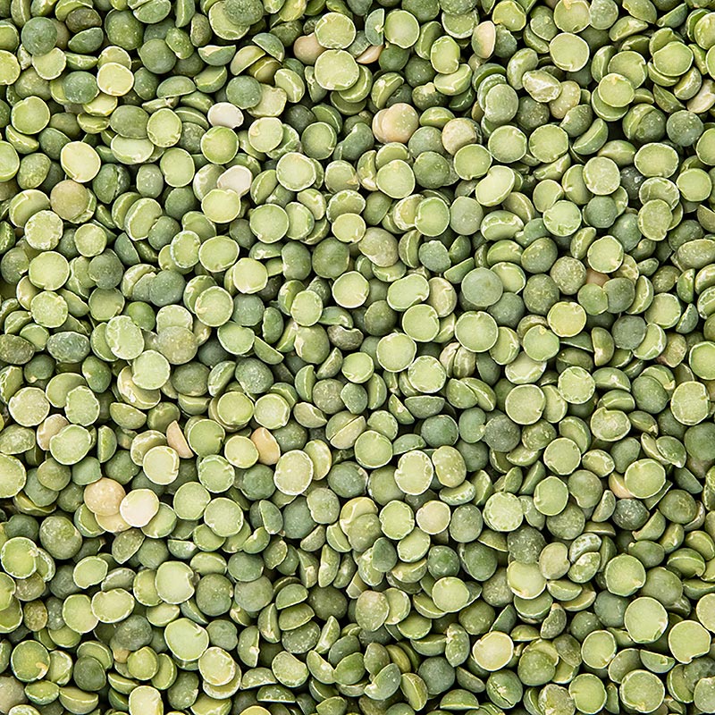 Erbsen, grün, halbiert, getrocknet, 1 kg