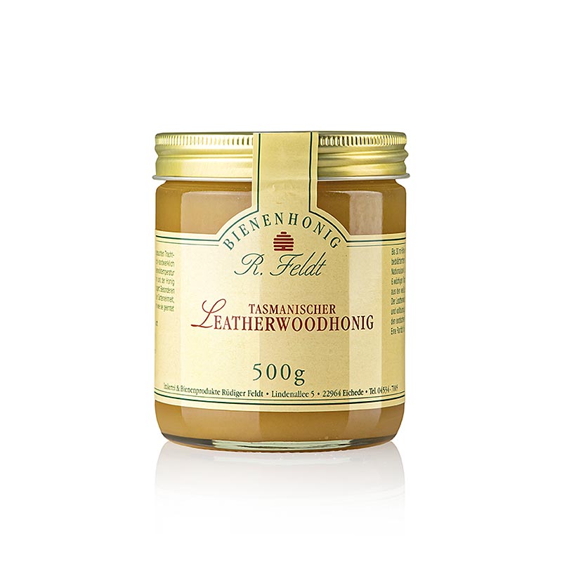 Imkerei Feldt - Leatherwood-Honig, Tasmanien, braun, flüssig - cremig, aromatisch, exotisch, 500