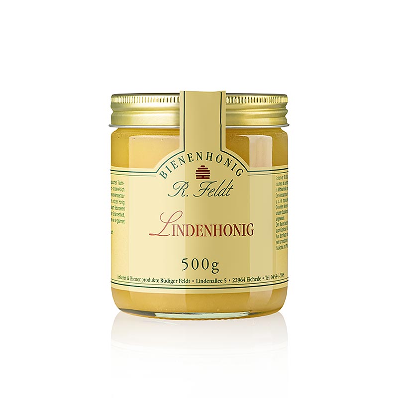 Imkerei Feldt - Linden-Honig, hell, cremig, kräftig-frisch, sommerlich, 500 g