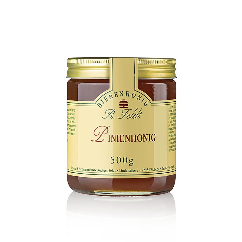 Pinien-Honig, dunkel, mild-würziger Kieferwaldhonig mit Kräutervegetation, 500 g