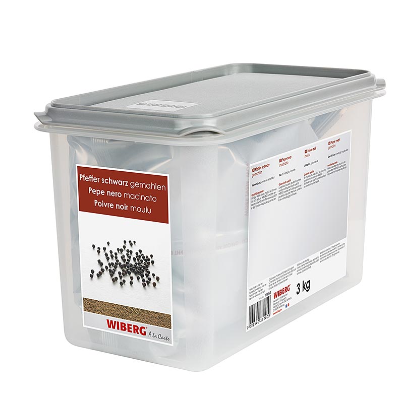Wiberg Pfeffer schwarz, gemahlen, 3 kg