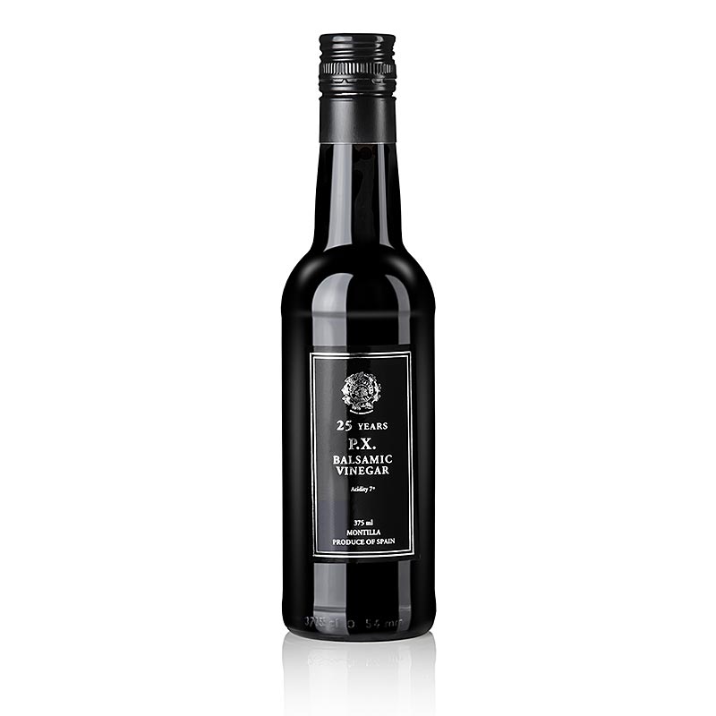 P.X.- Balsamico-Essig vom Pedro Ximénez Sherry, 25 Jahre, Solera, 7% Säure, 375 ml