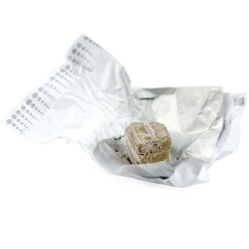 Trüffelpralinen - Dolce d´Alba, weiße Schokolade, ca. 14g, weiß, 1 kg