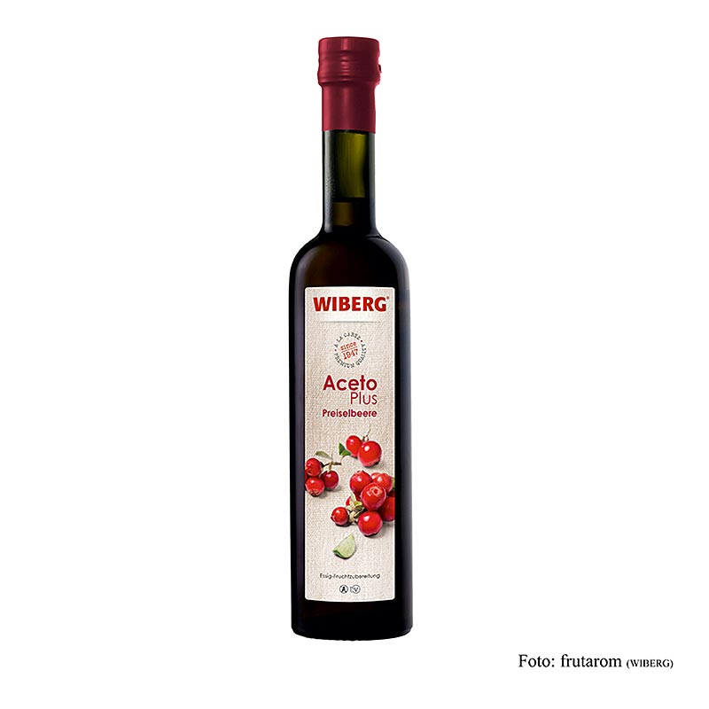 Wiberg Aceto Plus Preiselbeere, 2,2% Säure, 500 ml