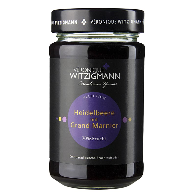 Heidelbeere mit Grand Marnier - Fruchtaufstrich, 225 g