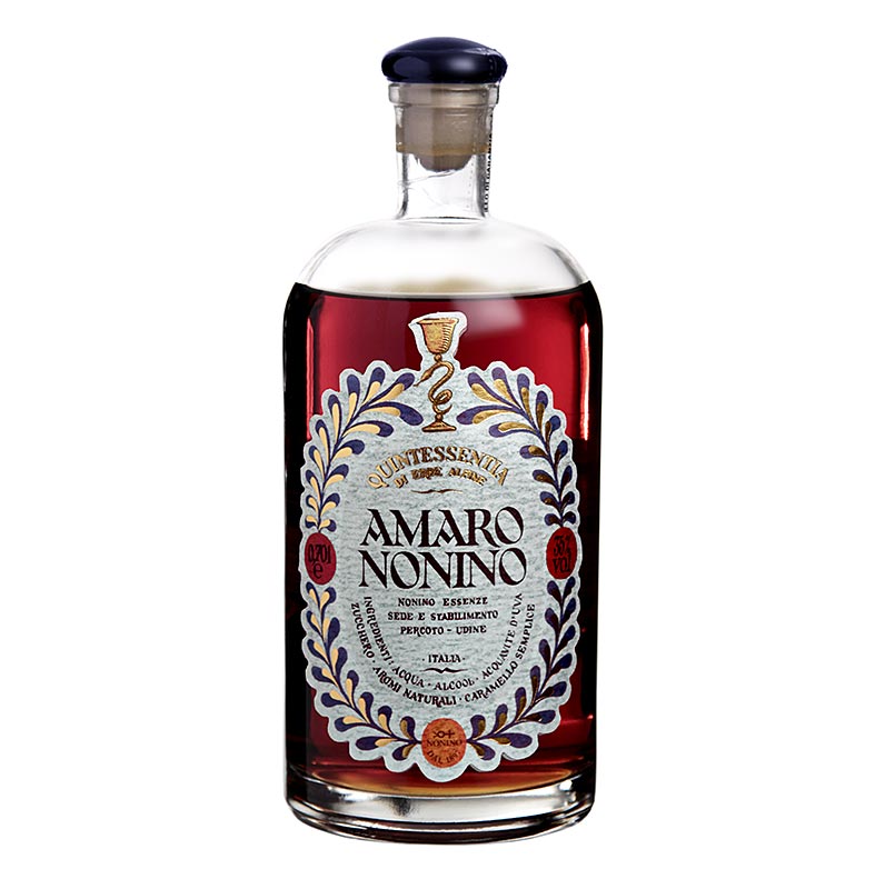 Amaro Quintessentia, Kräuterlikör mit ÙE Traubenbrand, 35% vol., Nonino, 700 ml