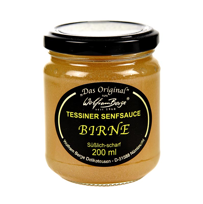 Original Tessiner Birnen-Senf-Sauce, Wolfram Berge, 200 ml