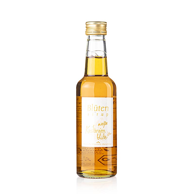 Deutsche Blütensekt Manufaktur - Blütensirup weiße Kastanienblüte, 1:10, BIO, 250 ml