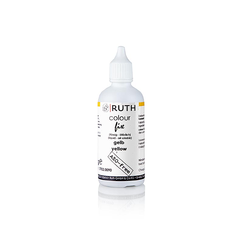 Lebensmittelfarbe Flüssig, gelb, 7702, Ruth, 90 g