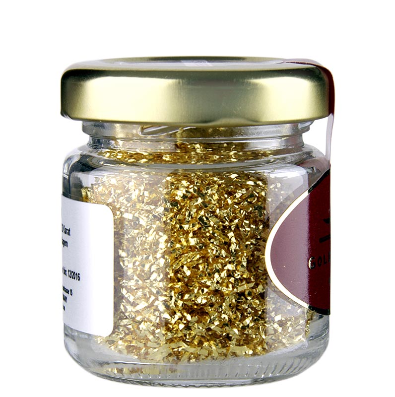 Gold - Filament Blattgoldfäden, fein, 22 Karat, E175, 0,3 g