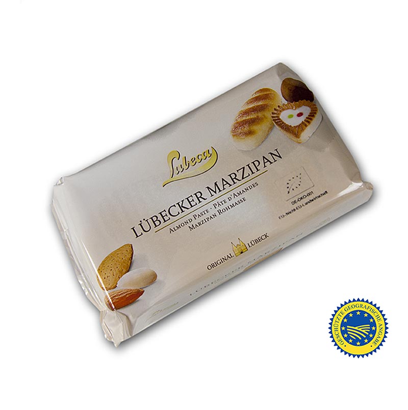 Roh-Marzipan, MO MM, 52% Mittelmeermandeln & Roh-Rohrzucker, BIO, 1 kg