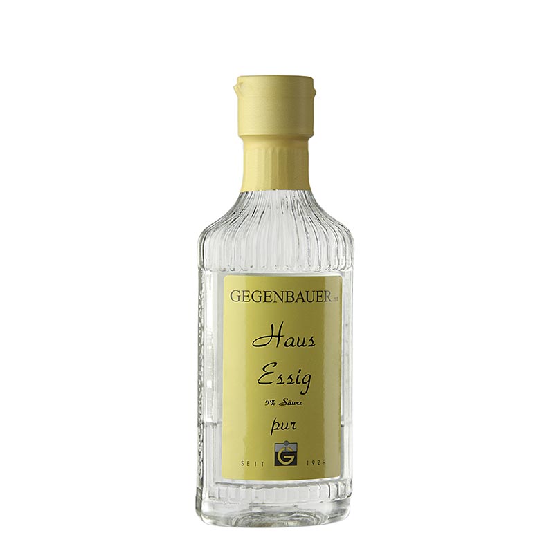 Haus-Essig, pur, wasserklar, 5% Säure, 250 ml