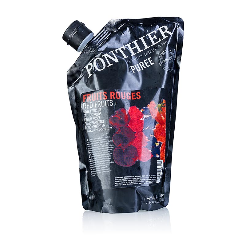 Püree - Rote Früchte, mit Zucker, 1 kg