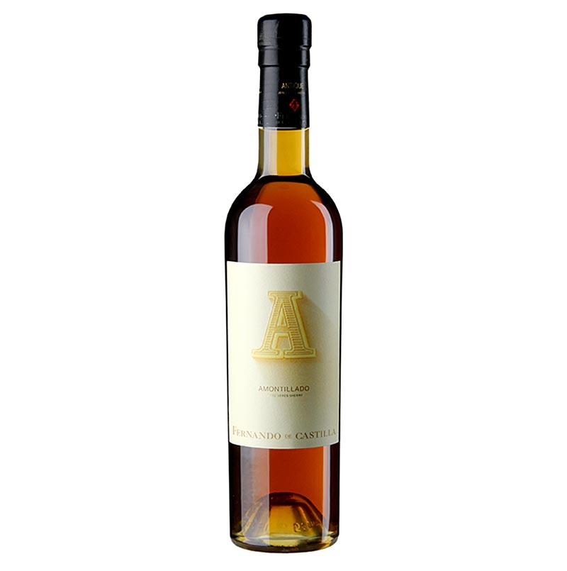 Sherry Antique Amontillado, dry, 19 % vol., Rey Fernando de Castilla, 92 PP