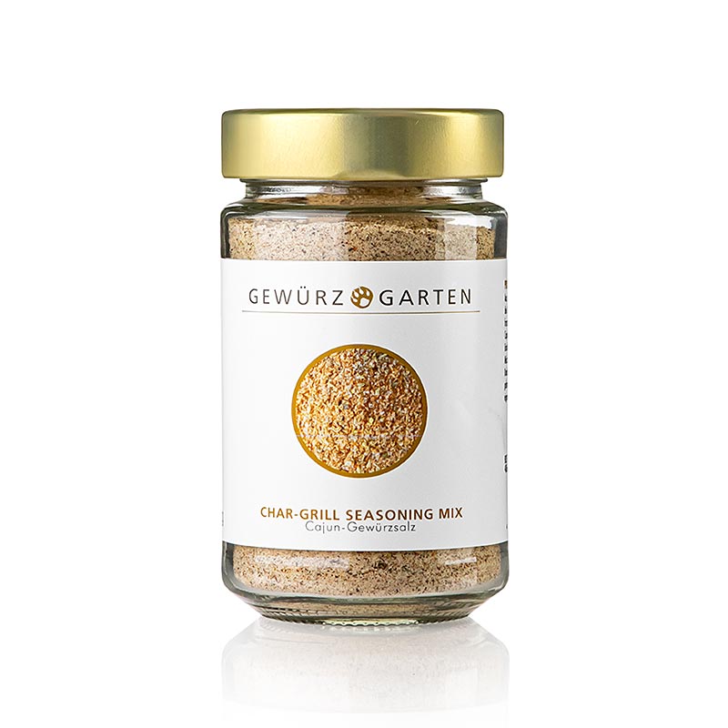 Gewürzgarten Char Grill Seasoning Mix, Cajun Gewürzsalz, 180 g