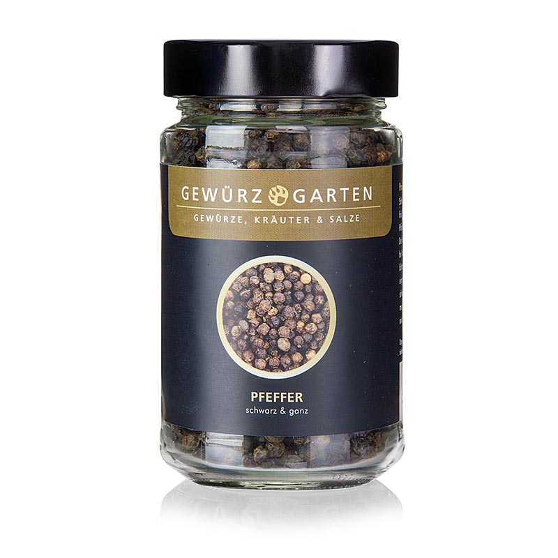 Gewürzgarten Pfeffer, schwarz, ganz, 120 g
