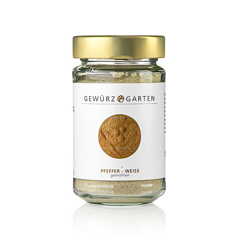 Gewürzgarten Pfeffer, weiss, gemahlen, 120 g
