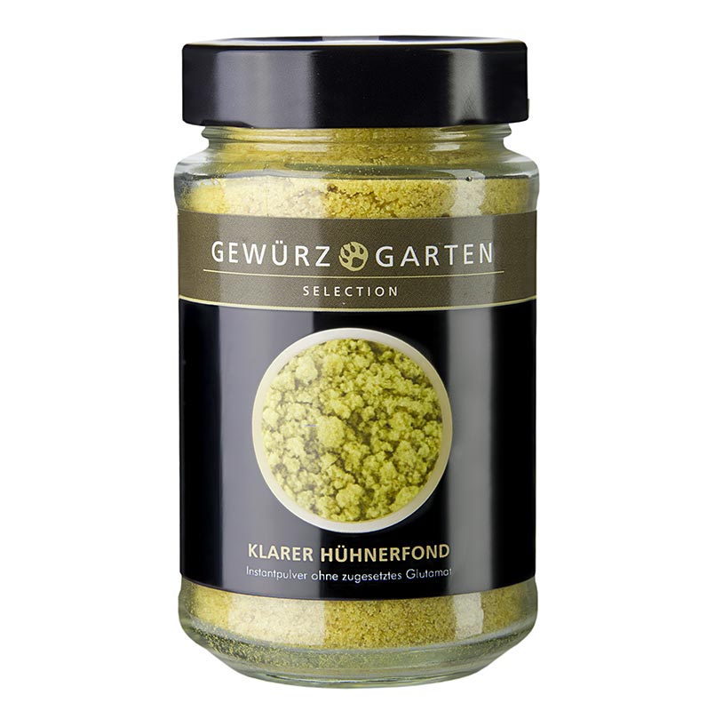 Gewürzgarten Klarer Hühnerfond, Instantpulver, ohne zugesetztes Glutamat, 160 g